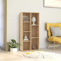 vidaXL B&uuml;cherregal Sonoma-Eiche 50x25x106 cm Holzwerkstoff