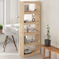 vidaXL B&uuml;cherregal/Raumteiler 60x30x167,5 cm Massivholz Kiefer