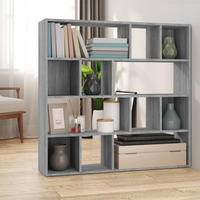 B&uuml;cherregal/raumteiler Grau Sonoma 105x24x102 Cm Vidaxl