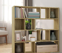 vidaXL B&uuml;cherregal/Raumteiler Sonoma-Eiche 105x24x102 cm