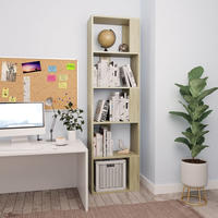 vidaXL B&uuml;cherregal/Raumteiler Sonoma-Eiche 45x24x159 cm Holzwerkstoff
