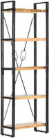 vidaXL B&uuml;cherregal 5 F&auml;cher 60 x 30 x 180 cm Mango Massivholz