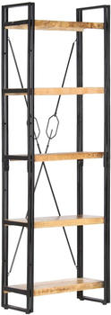vidaXL Bücherregal 5 Fächer 60 x 30 x 180 cm Mango (286582)