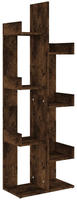 vidaXL B&uuml;cherschrank 48x25,5x140 cm R&auml;uchereiche Holzwerkstoff