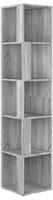 vidaXL Eckregal Grau Sonoma 33x33x164,5 cm Holzwerkstoff