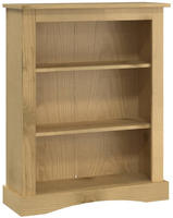 vidaXL B&uuml;cherschrank 3 F&auml;cher Mexiko-Stil Kiefernholz 80x29x100 cm