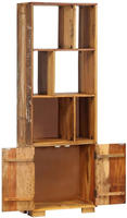 vidaXL B&uuml;cherregal 60x35x180 cm Altholz Massiv
