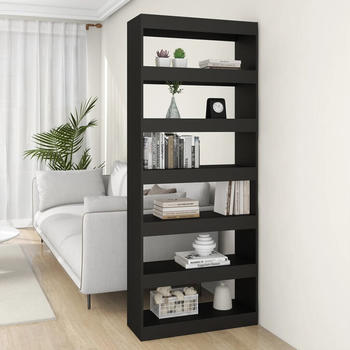 VidaXL Wand Eckregal 140 Cm – Schwarz, Holzwerkstoff, Max. 60 Kg, Dekorativ & Platzsparend