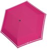 Knirps® Taschenregenschirm »Rookie manual, flamingo reflective«, für Kinder; mit