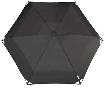 Euroschirm Dainty (1028) schwarz, mit Reflektoren