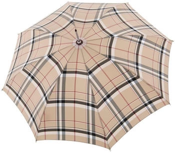 Doppler Manufaktur Classic Elegance Stockschirm 91 cm (12018) check beige