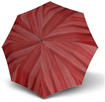 Knirps T.200 Medium Duomatic Palm Soft Scarlet