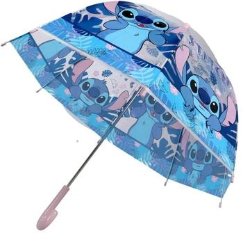 Undercover Kinderregenschirm Stitch transparent/blau (STLO7202)