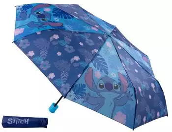 Undercover Lilo & Stitch faltbarer Regenschirm, 94cm (STLO7210)