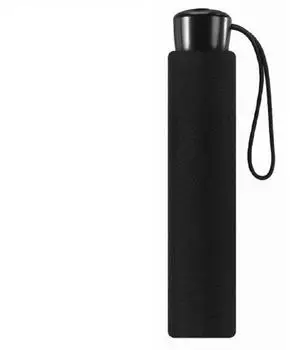 Happy Rain Pierre Cardin Super Mini Black Line Taschenschirm, schwarz (89995-schwarz)