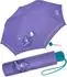 Scout Kinder-Taschenschirm Purple Magic mit Reflektionsstreifen