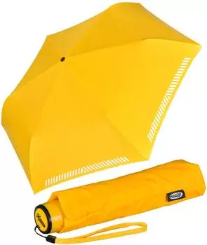 iX-Brella Safety Reflex Mini Kinderschirm, extra leicht, neongelb