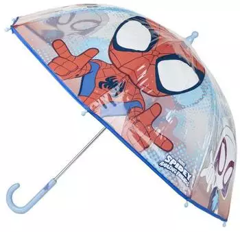 CERDÁ LIFE'S LITTLE MOMENTS Kety Regenschirm Spidey transparent, manuell (2400000798)