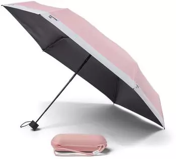 Copenhagen Design Pantone Taschenschirm mit Reise-Etui, light pink 182 (101610182)