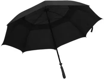 vidaXL Regenschirm schwarz 130cm (149140)