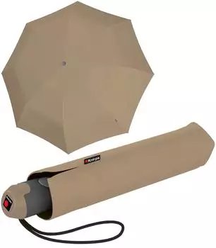 Knirps E.200 Medium Duomatic Taschenschirm, camel (E.200)