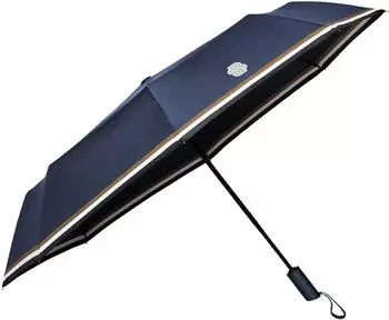 Hugo Boss Pocket Umbrella Varsity Navy, Signature-Streifen (58837094)