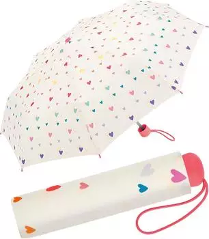 Esprit Candy Hearts Mini-Taschenschirm für Kinder (58209)