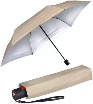 Knirps U.200 Ultra Light Duomatic Auf-Zu-Automatik beige Silver Heatshield (30195213C-FBA)