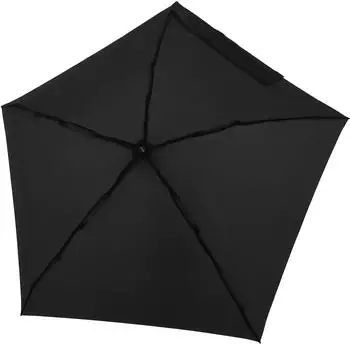Doppler Compact Nano Uni Regenschirm Simply Black (710463DSZ)
