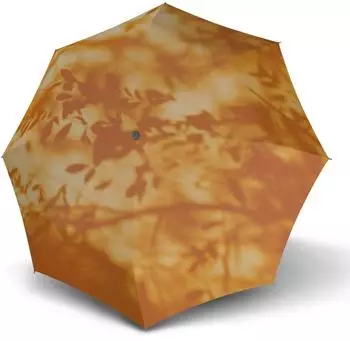 Knirps Timber Fashion Duomatic Taschenregenschirm Breeze Amber (9542308912)