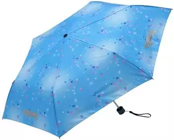 ergobag Regenschirm "B&uuml;hnenfieB&auml;r" Kinder, kompakt, 90cm