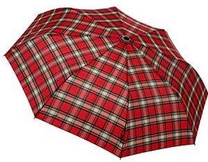 Knirps 865 Minimatic Light red check