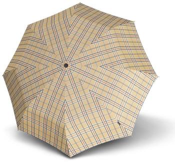 Knirps Classic Line Minimatic SL Karo beige