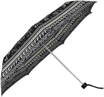 Happy Rain Alu Light Taschenschirm 25 cm letters