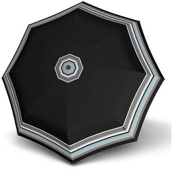 Knirps Pocket Umbrella T.200 Duomatic Stripe black
