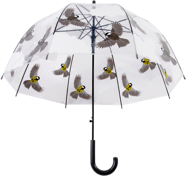 Esschert Design Esschert Umbrella Transparent 2 sided birds (TP274)