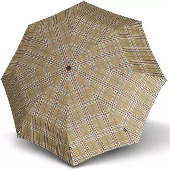 Knirps T.200 Medium Duomatic New (953201) check beige