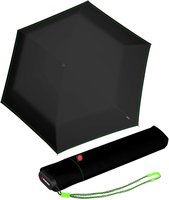 Knirps Taschenschirm US.050 Ultra Light, Slim, Manual, Sturmfest, neon black