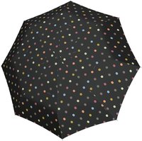 reisenthel&reg; Regenschirm pocket classic dots schwarz/bunt bedruckt (RS7009)