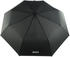 Hugo Boss Mini-Regenschirm mit Signature-Streifen am Verschlussriemen - Style Umbrella Mini (58122618) iconic black