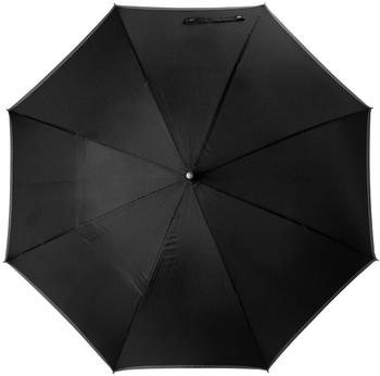 Hugo Boss Schirm mit automatischem Öffnungsmechanismus und grauem Rand - Style Umbrella (58093682) gear black