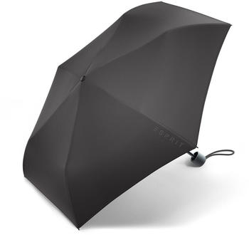 Esprit Mini Slimline Taschenschirm 24,5 cm black (57201) schwarz