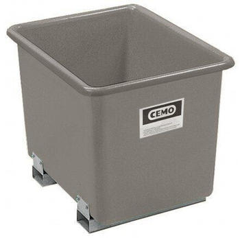 Cemo GFK Rechteckbehälter 2200 l mit Staplertaschen grau