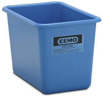 Cemo Rechteckbehälter glasfaserverstärktem Kunststoff GFK 200l hoch blau