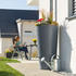 Prosperplast Regentonne Rainbowl Flower 150 Liter grau