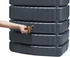 4rain SLIM 1000 L (2 x 500 L) inkl. Verbinder graphite grey