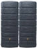 4rain SLIM STONE DECOR Wandtank-SET 1000 L graphite grey