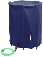 vidaXL Wassertank mit Wasserhahn Faltbar 750 L PVC