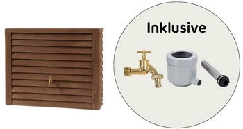 Garantia WOODY Komplett-Set 350 L darkwood