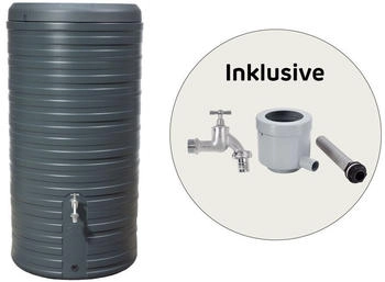 Garantia NORDIC 2in1 Komplett-Set 300 L graphite grey